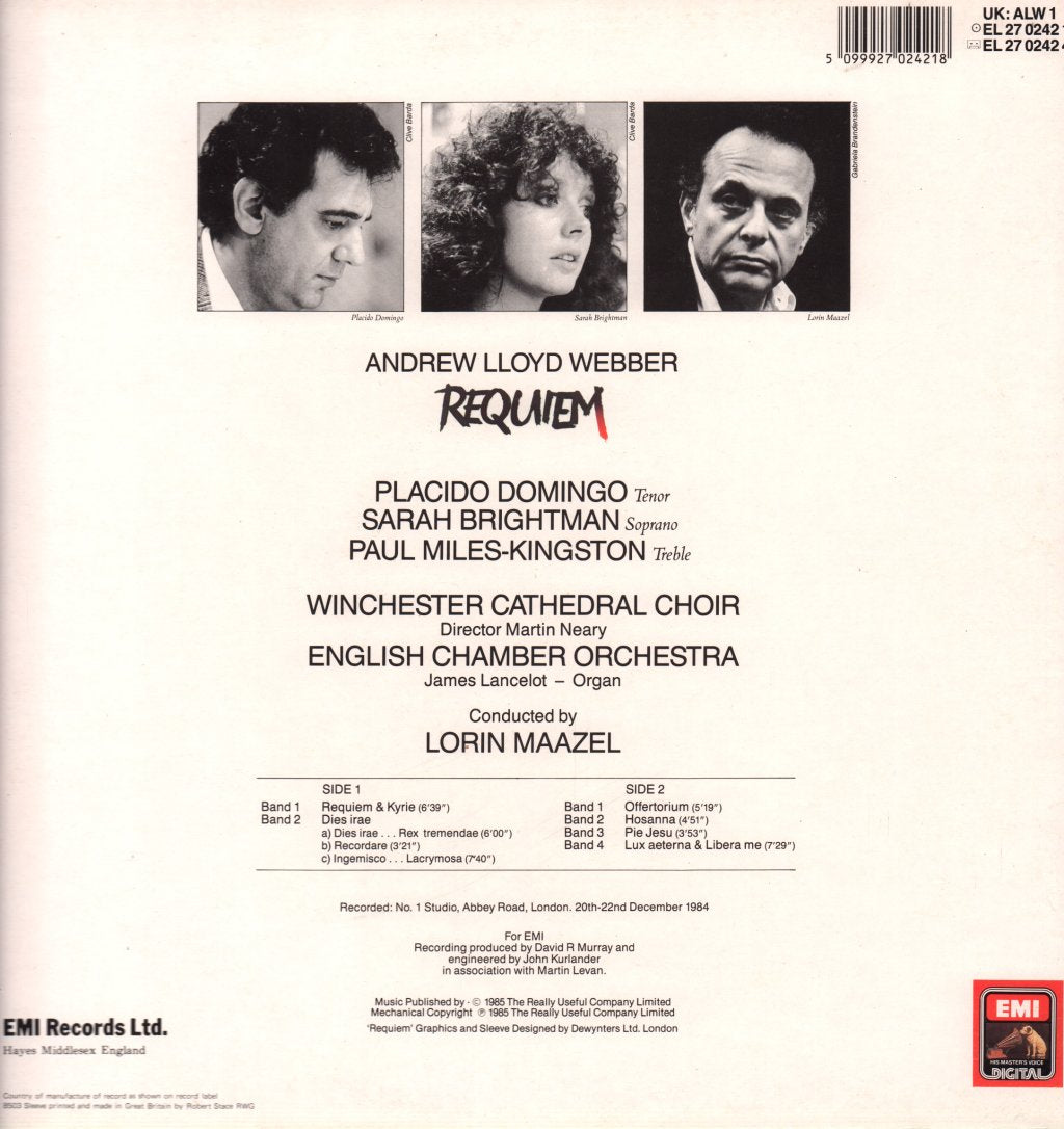 Andrew Lloyd Webber - Requiem - Lp