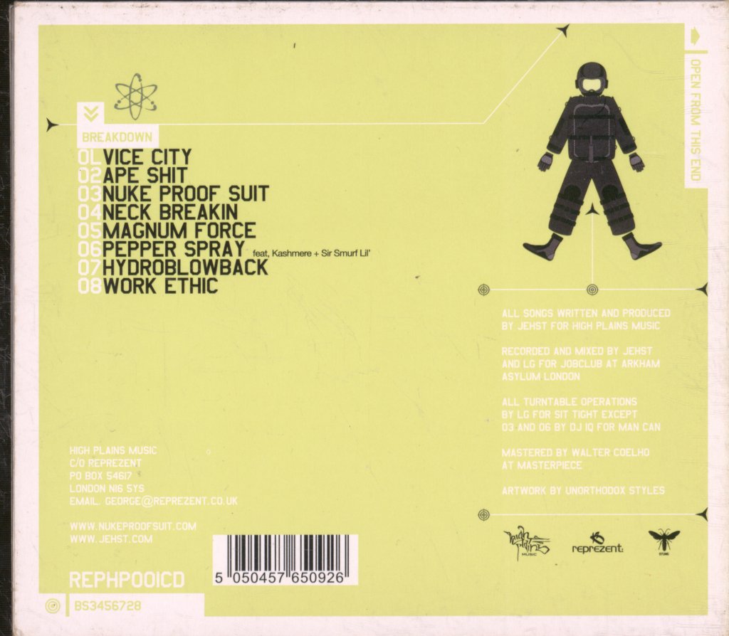 Jehst - Nuke Proof Suit - Cd