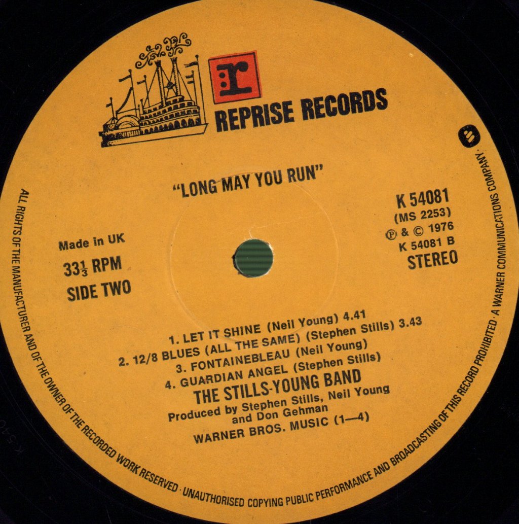 Stills Young Band - Long May You Run - Lp