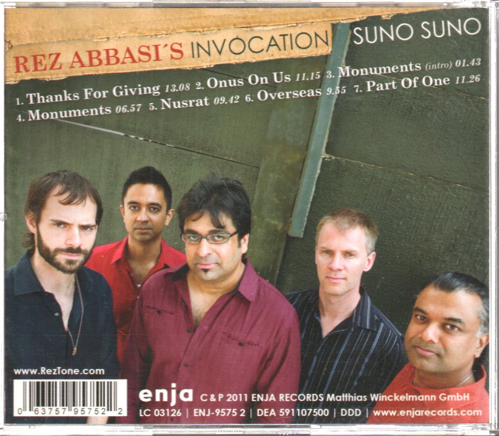 Rez Abbasi - Suno Suno - Cd