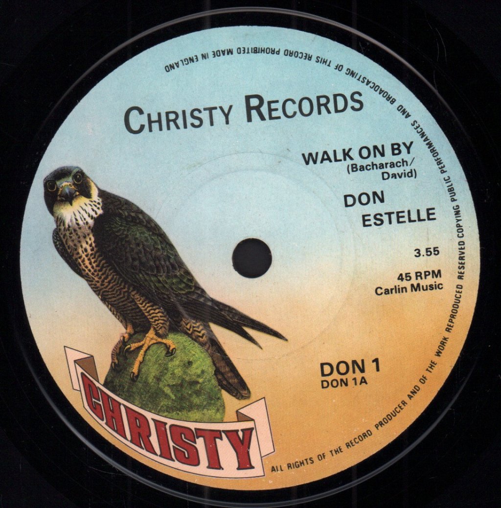 Don Estelle - Walk On By - 7 Inch