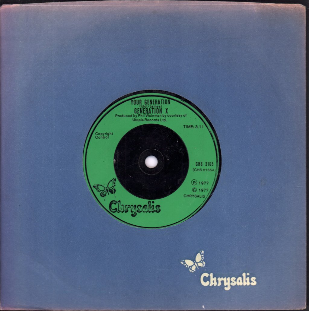 Generation X - Your Generation - 7 Inch
