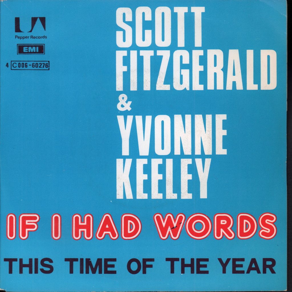 Scott Fitzgerald And Yvonne Keeley - If I Had Words - 7 Inch