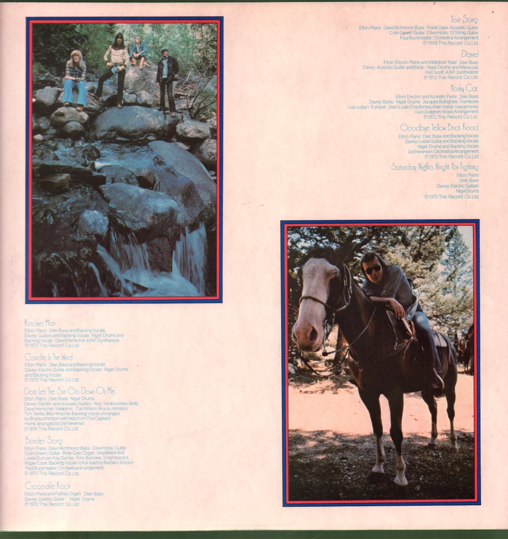 Elton John - Greatest Hits - Lp