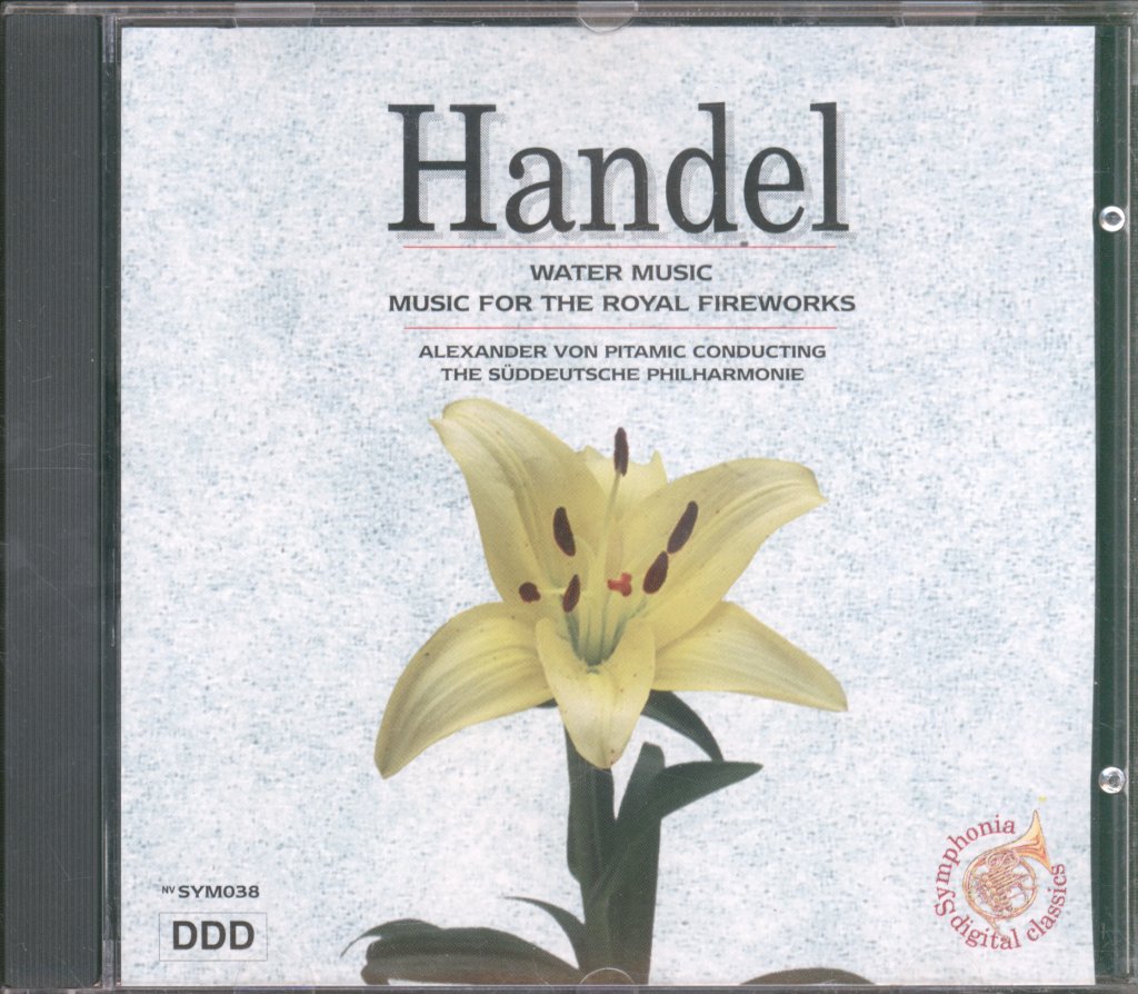 Hymisher Greenburg, The European Symphony Orchestra - Handel -Water Music • Concerto Grosso Op 14 • Concerto Grosso Op 6 - Cd