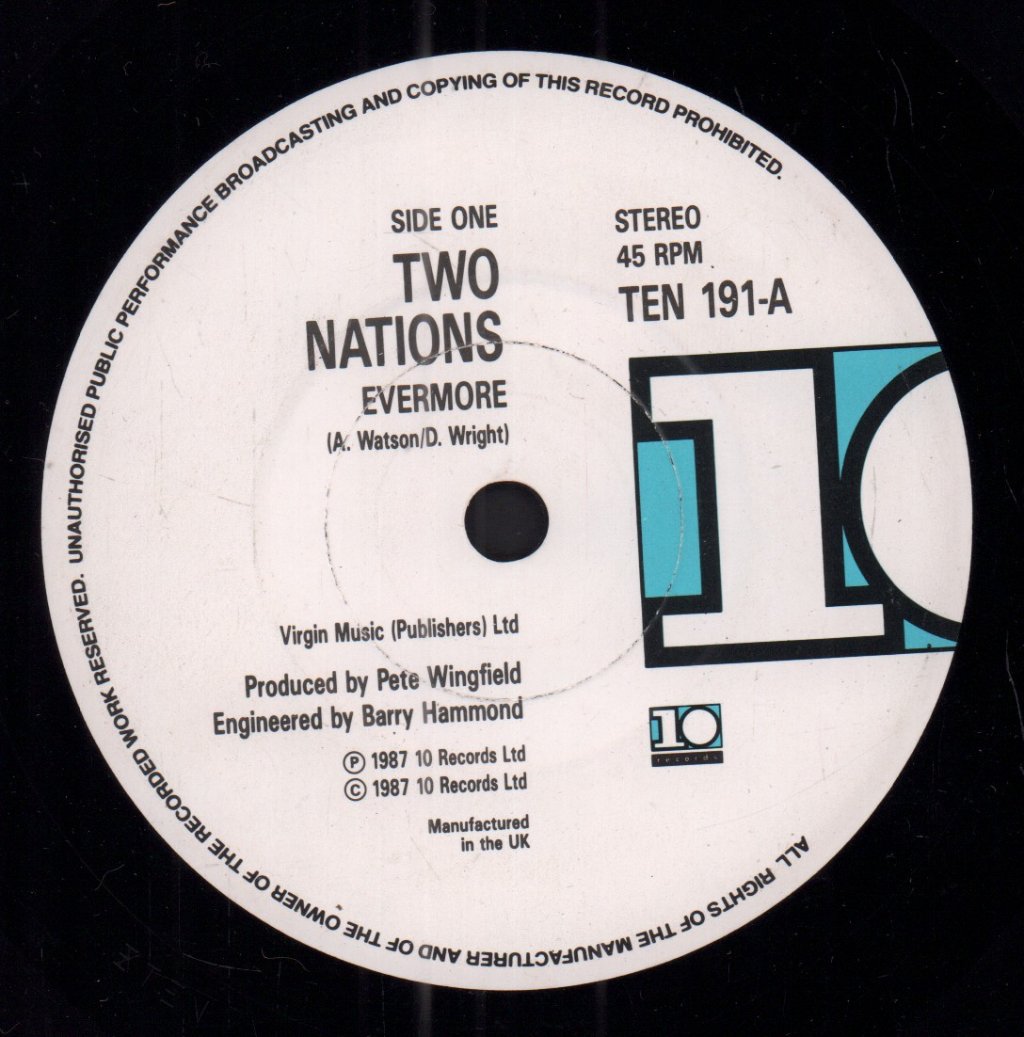 Two Nations - Evermore - 7 Inch