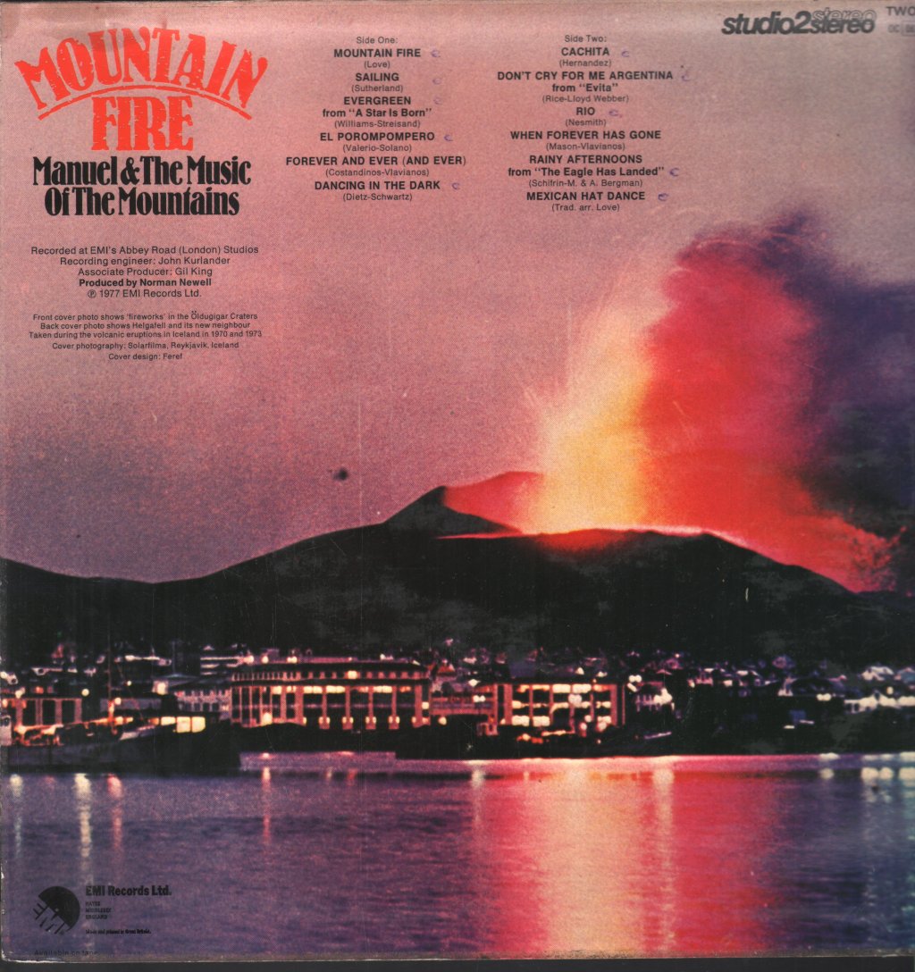 Manuel And The Music Of The Mountains - Mountain Fire - Lp