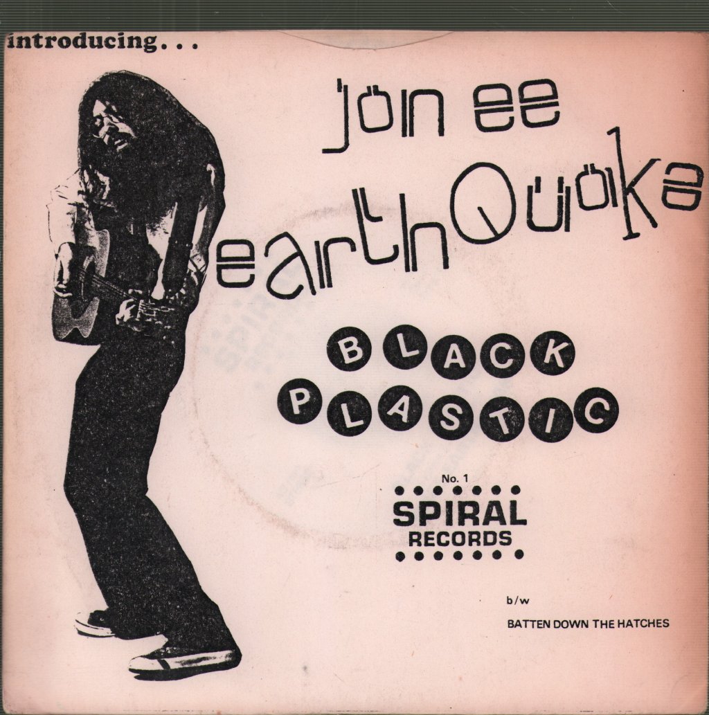 Jonee Earthquake - Black Plastic - 7 Inch
