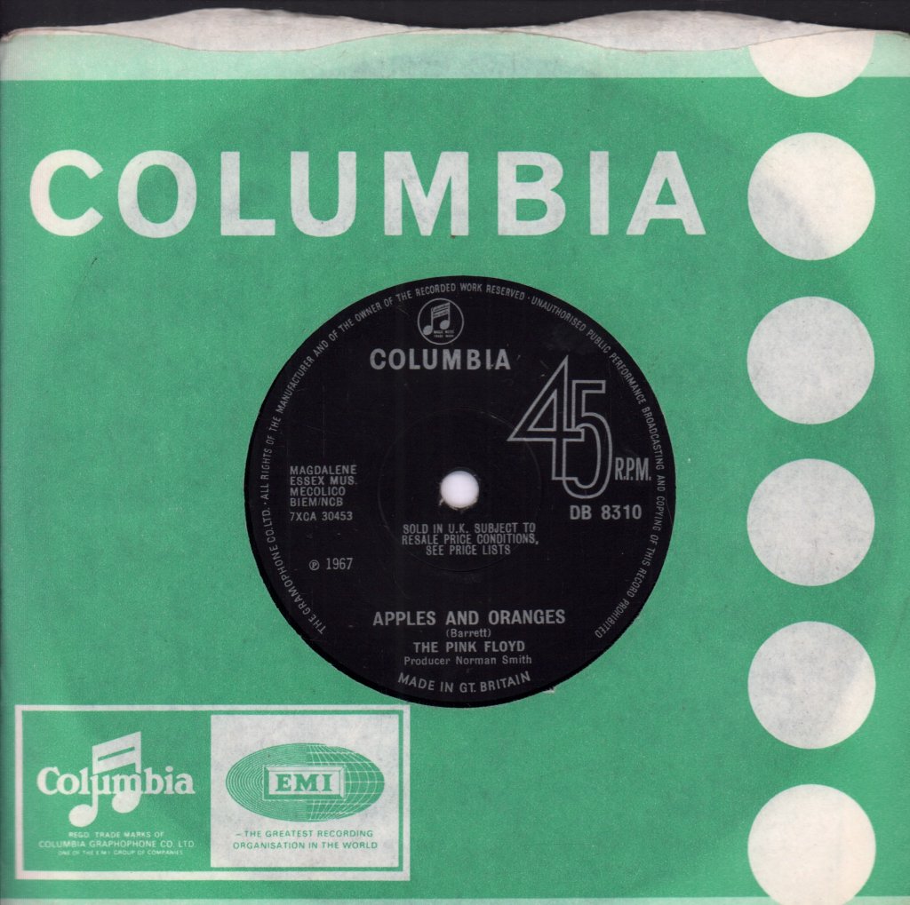 Pink Floyd - Apples And Oranges - 7 Inch
