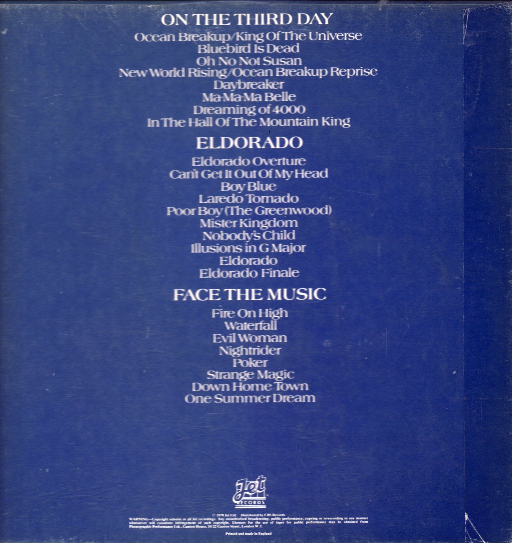 Electric Light Orchestra - Three Light Years - Lp Box Set