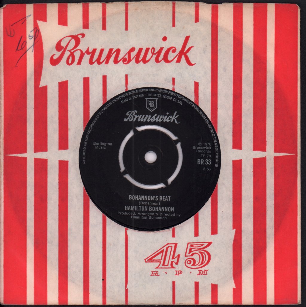 Hamilton Bohannon - Bohannon's Beat - 7 Inch