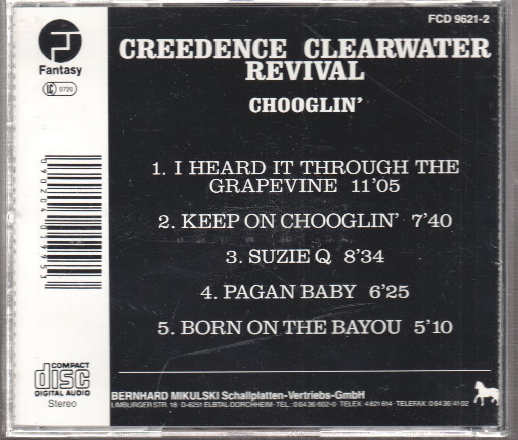 Creedence Clearwater Revival - Chooglin' - Cd