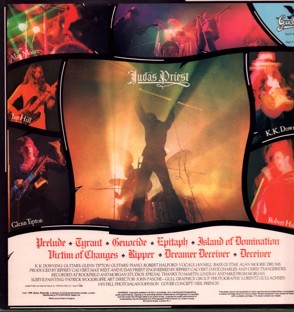 Judas Priest - Sad Wings Of Destiny - Lp