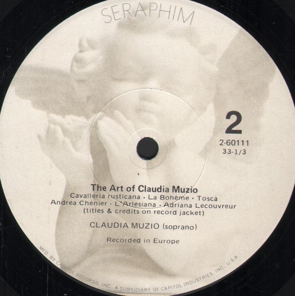Claudia Muzio - Art Of Claudia Muzio - Lp