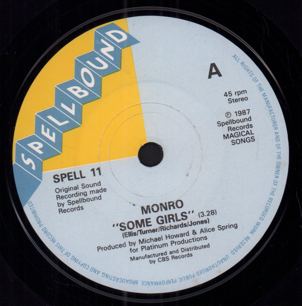 Monro - Some Girls - 7 Inch