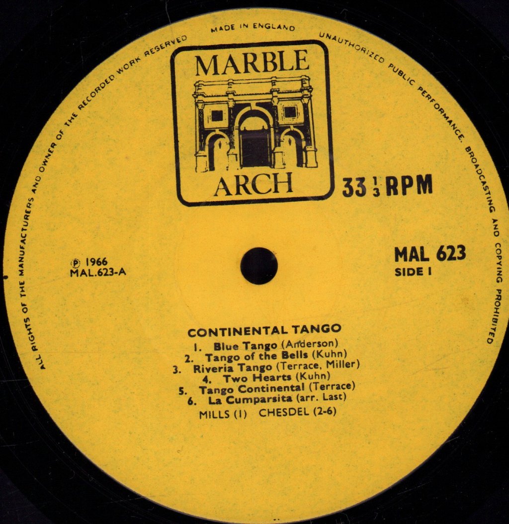 H. Last - Continental Tango - Lp