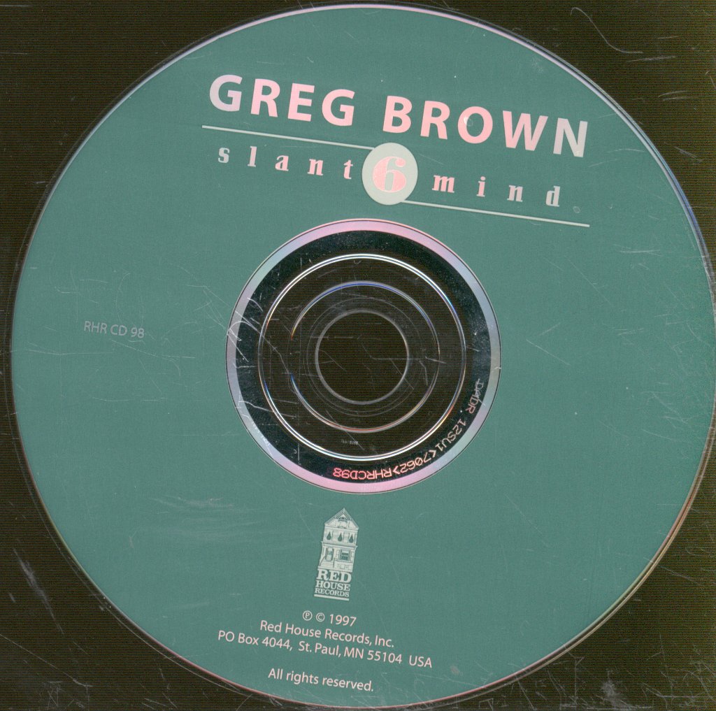 Greg Brown - Slant 6 Mind - Cd