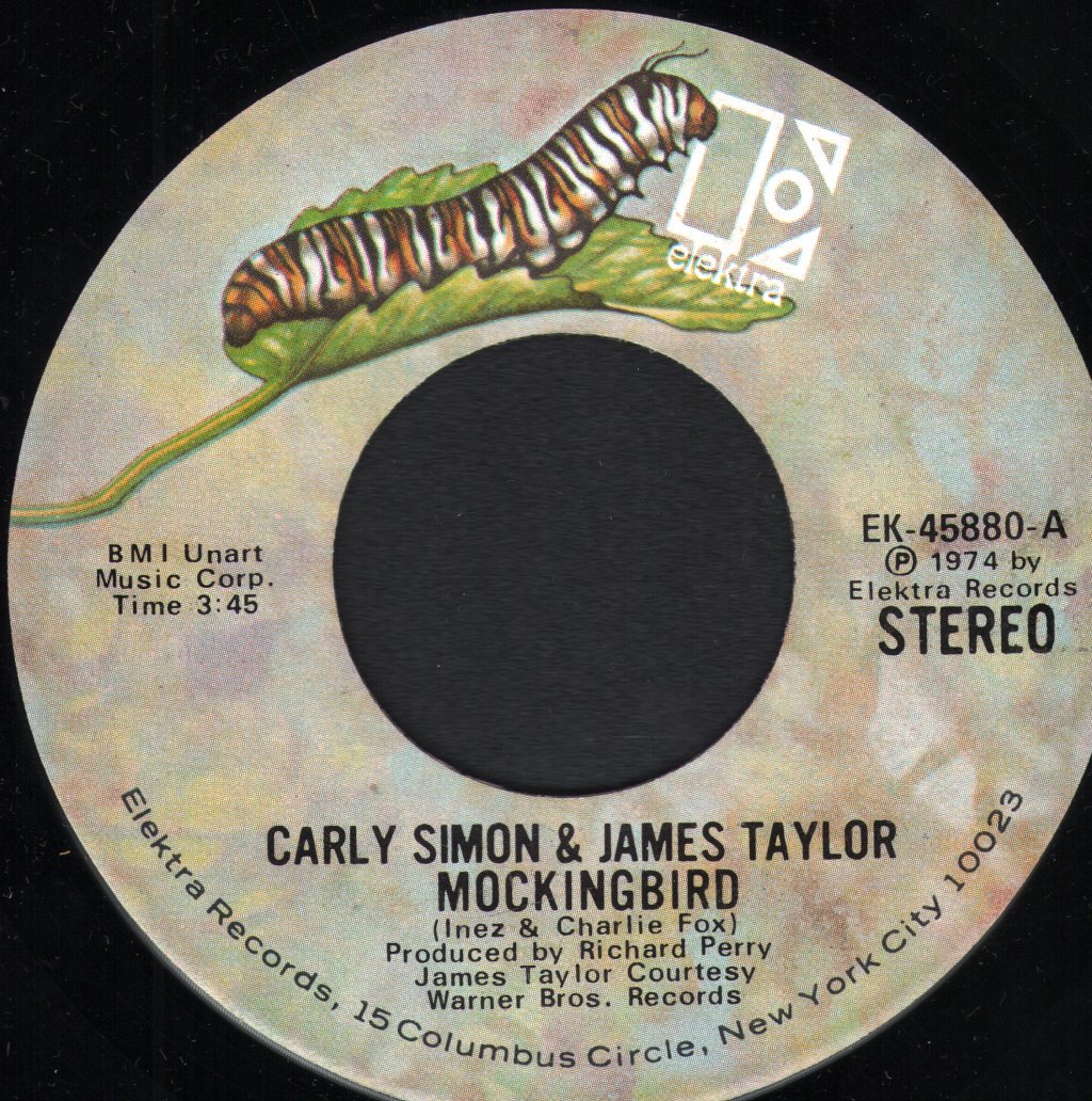 Carly Simon And James Taylor - Mockingbird - 7 Inch