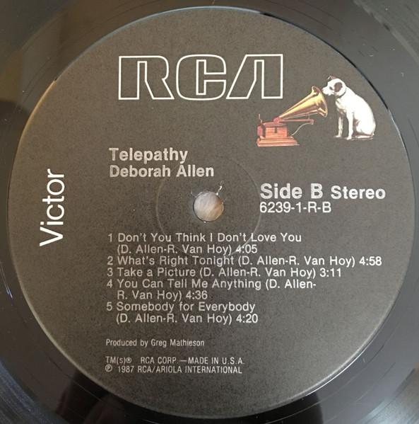 Deborah Allen - Telepathy - Lp