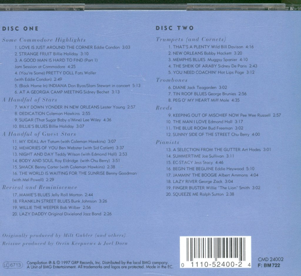Various Artists - Commodore Story - Double Cd