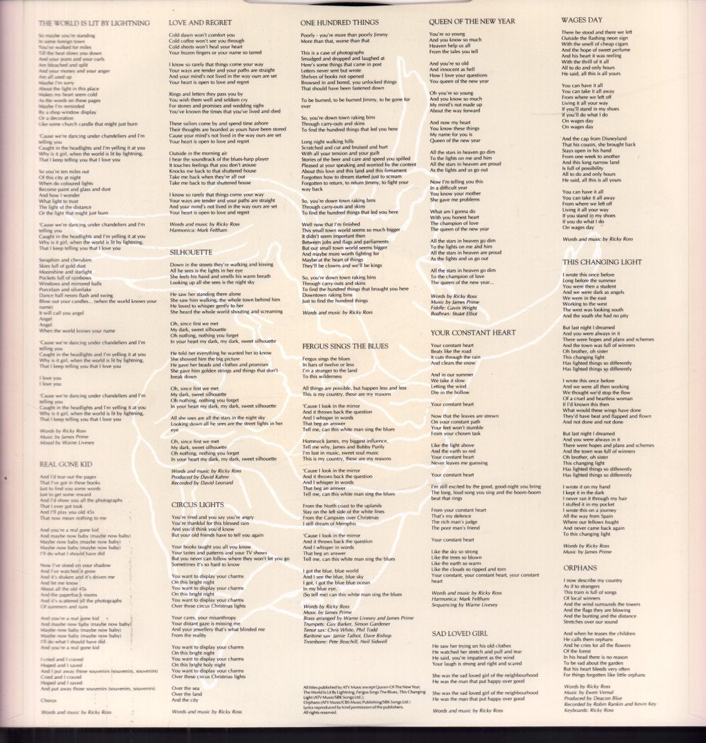 Deacon Blue - When The World Knows Your Name - Lp
