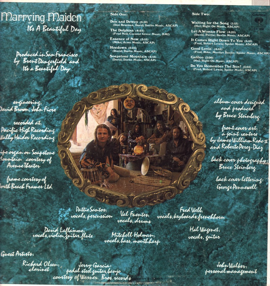 It's A Beautiful Day - Marrying Maiden - Lp
