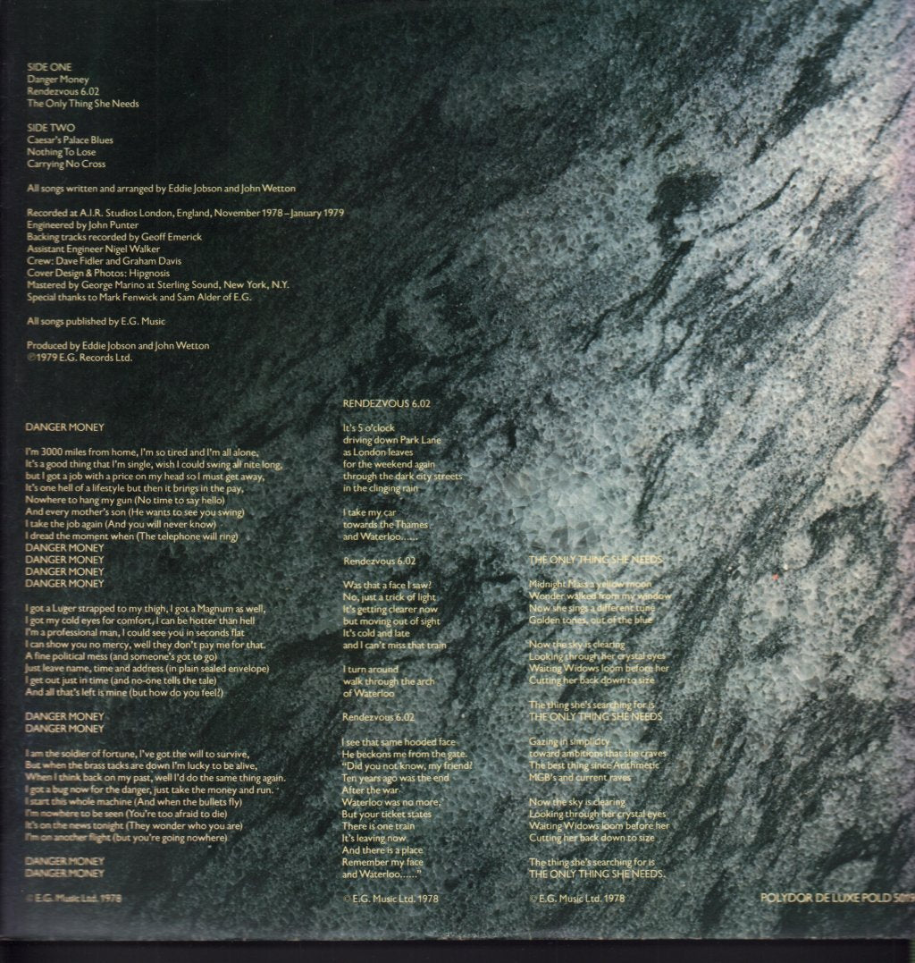 Uk (Prog/Rock Group) - Danger Money - Lp