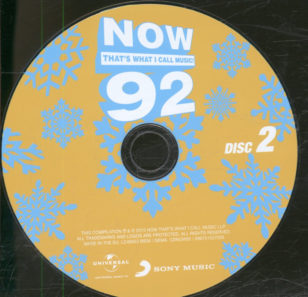 Various Artists - Now That's What I Call Music! 92 - Double Cd