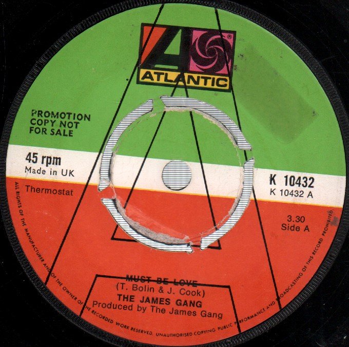 James Gang - Must Be Love - 7 Inch