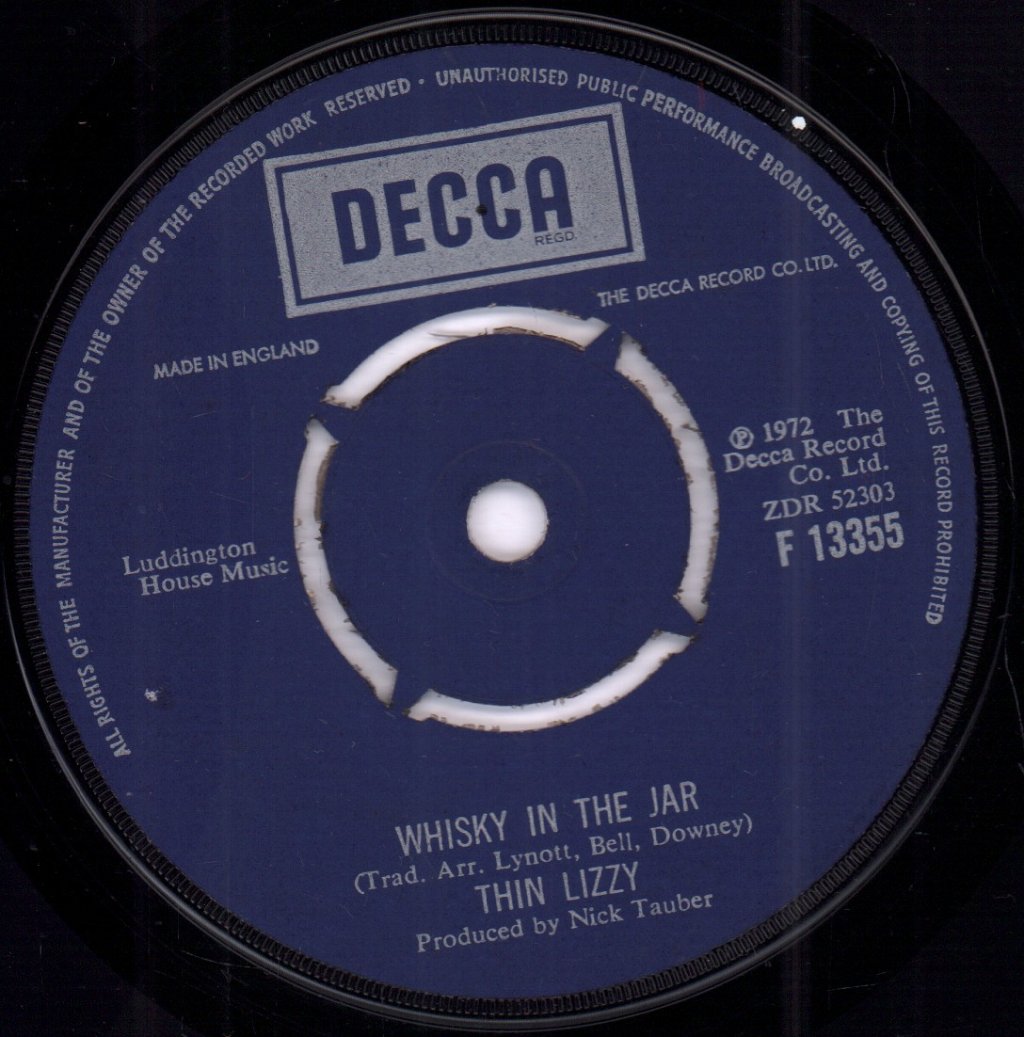 Thin Lizzy - Whisky In The Jar - 7 Inch