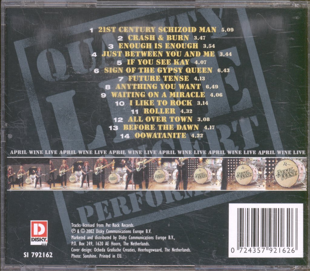 April Wine - I Like To Rock - Cd