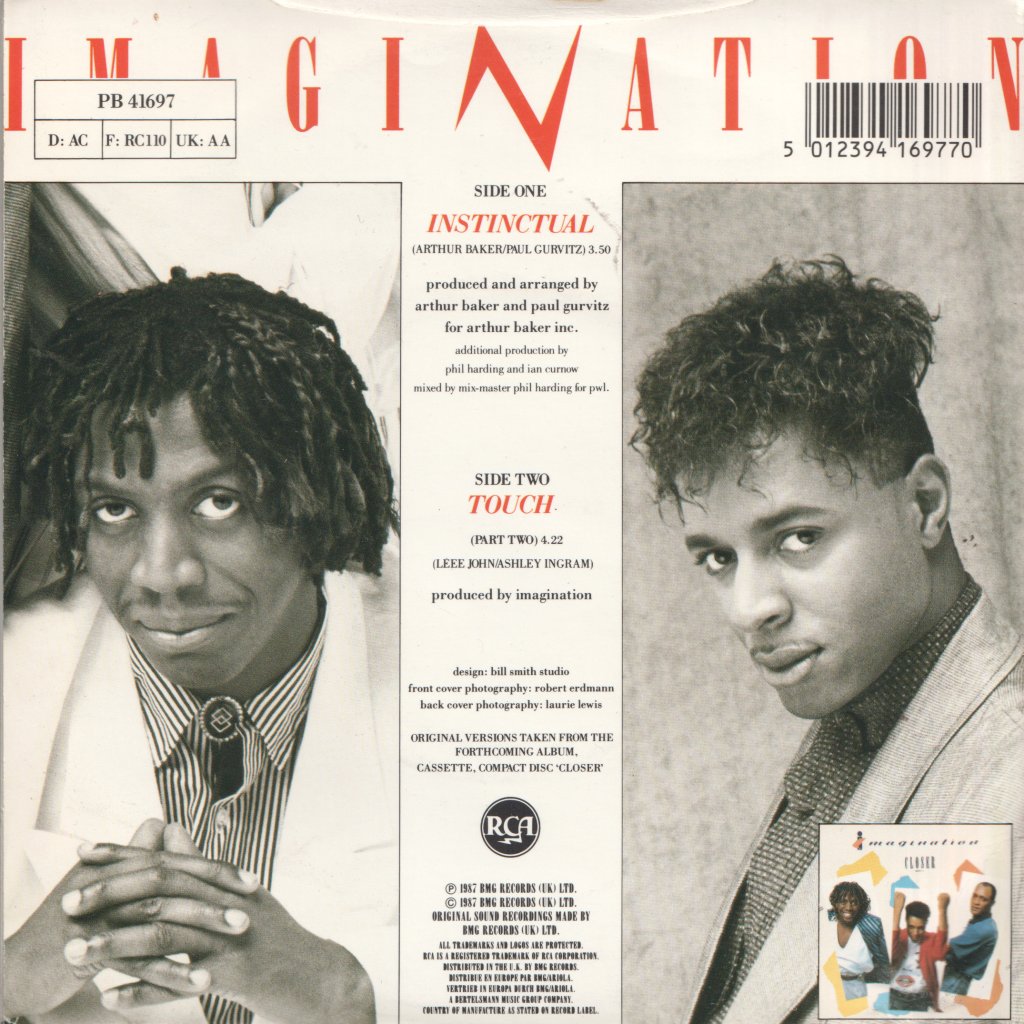 Imagination (80'S Pop Group) - Instinctual - 7 Inch