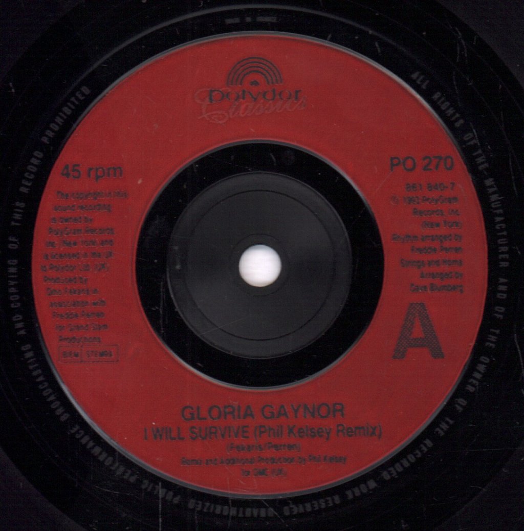 Gloria Gaynor - I Will Survive - 7 Inch
