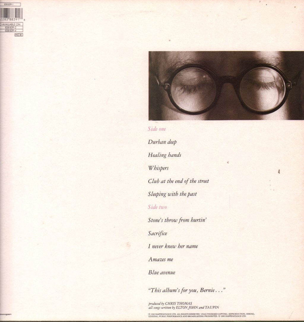 Elton John - Sleeping With The Past - Lp