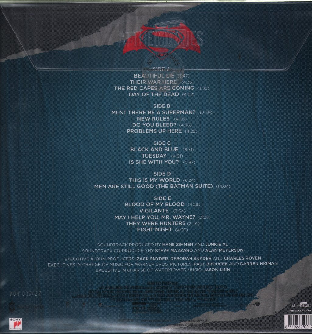 Hans Zimmer - Batman V Superman: Dawn Of Justice (Original Motion Picture Soundtrack) - Lp