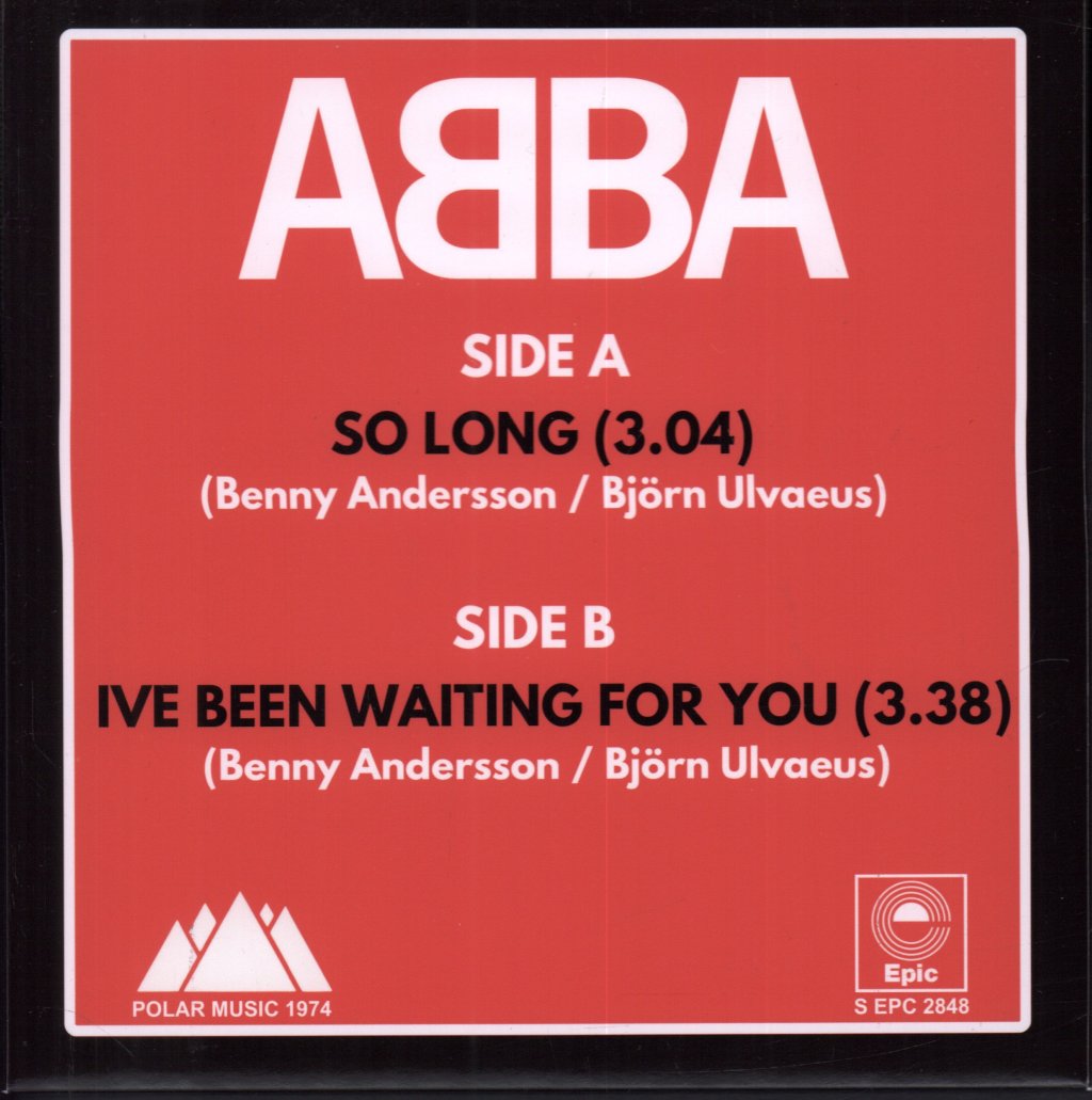 ABBA - So Long - 7 Inch