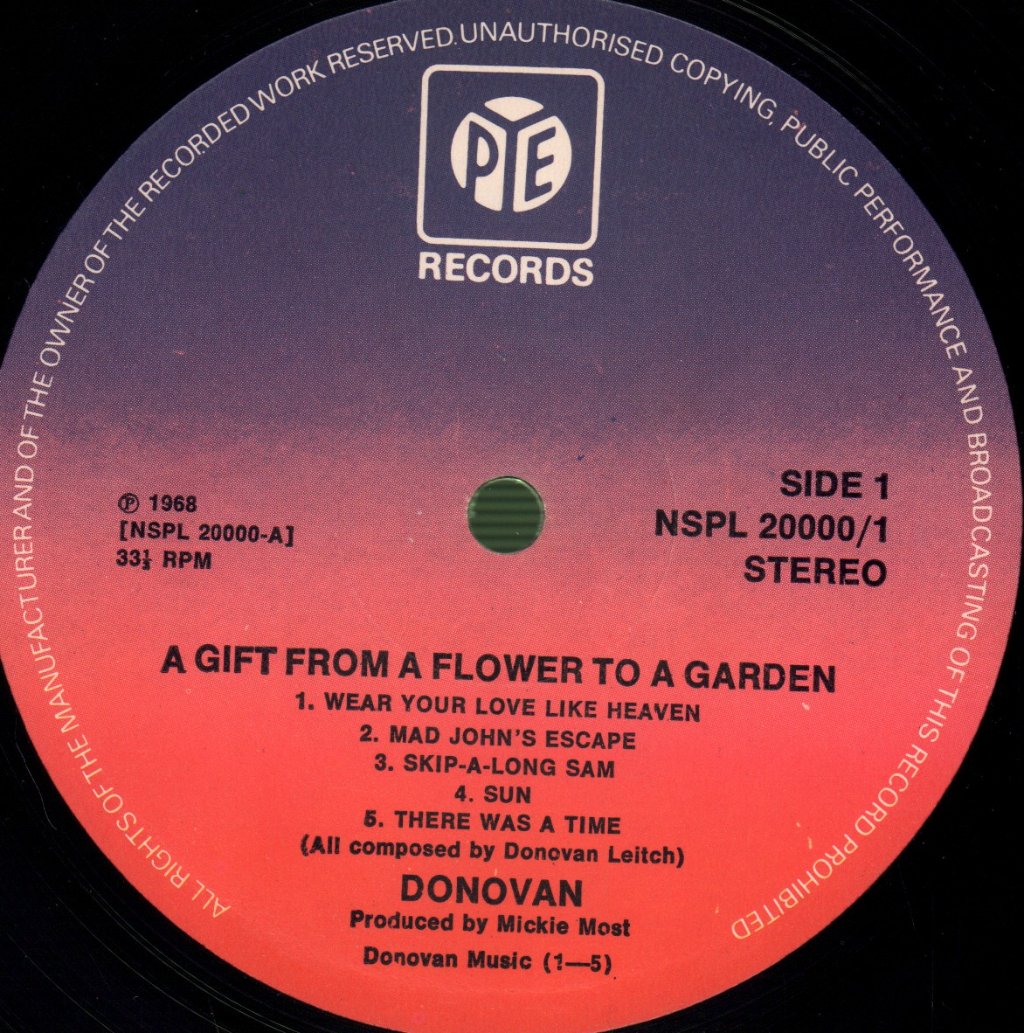 Donovan - A Gift From A Flower To A Garden - Double Lp