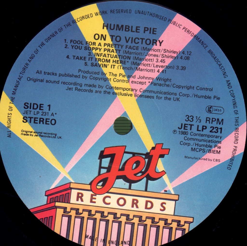 Humble Pie - On To Victory - Lp
