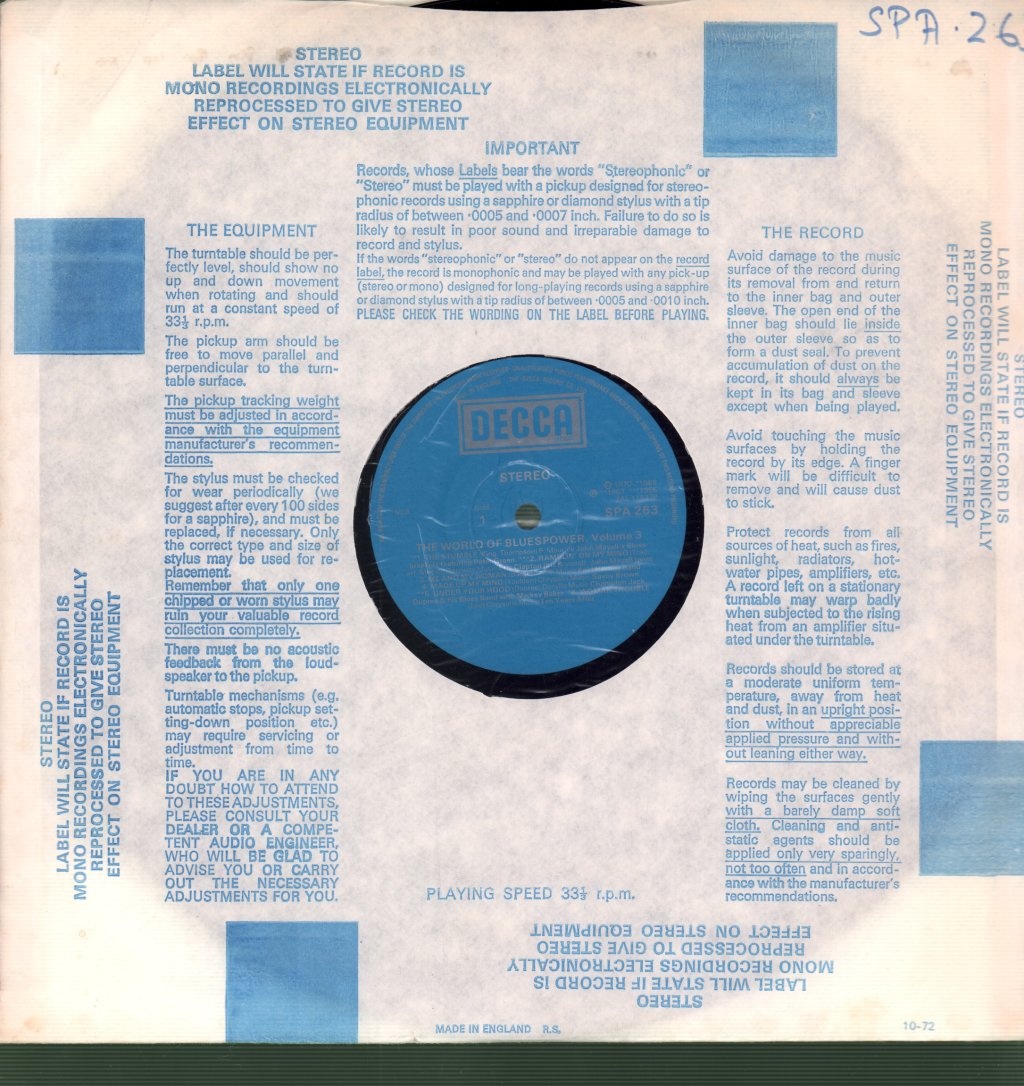Various Artists - World Of Blues Power Vol 3 - Lp