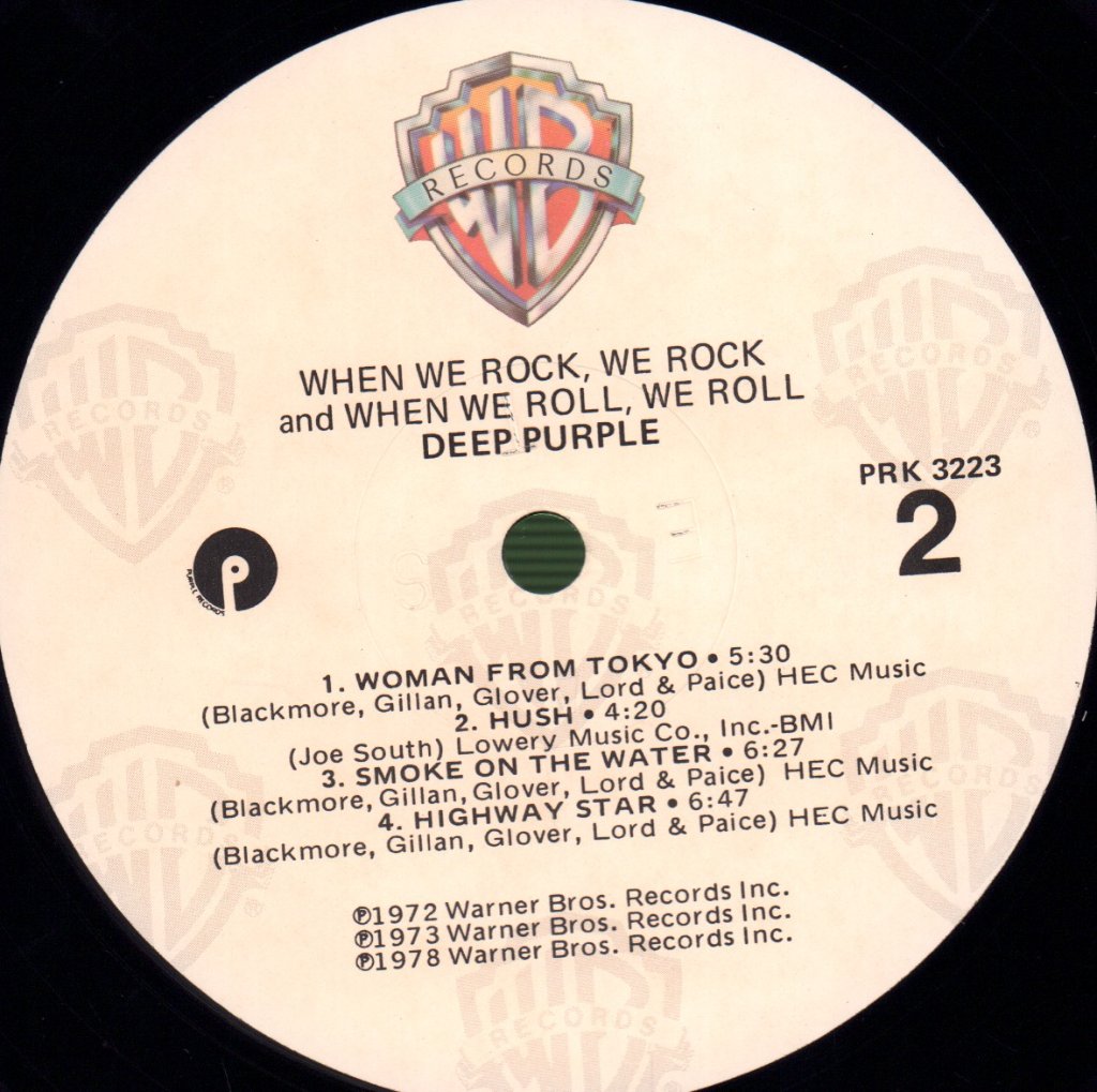 Deep Purple - When We Rock - Lp