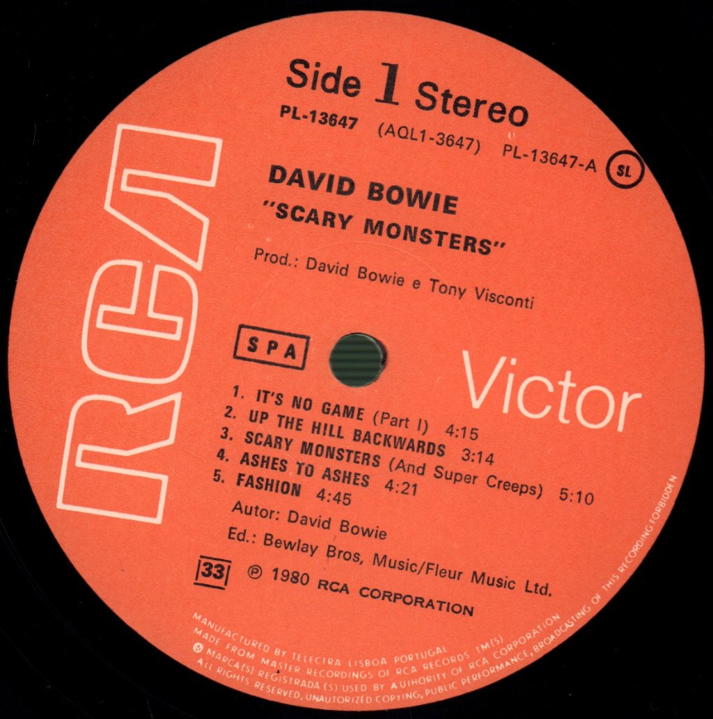 David Bowie - Scary Monsters - Lp