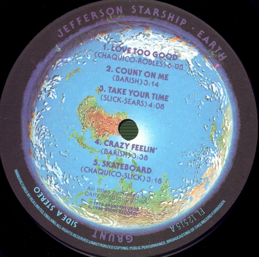 Jefferson Starship - Earth - Lp