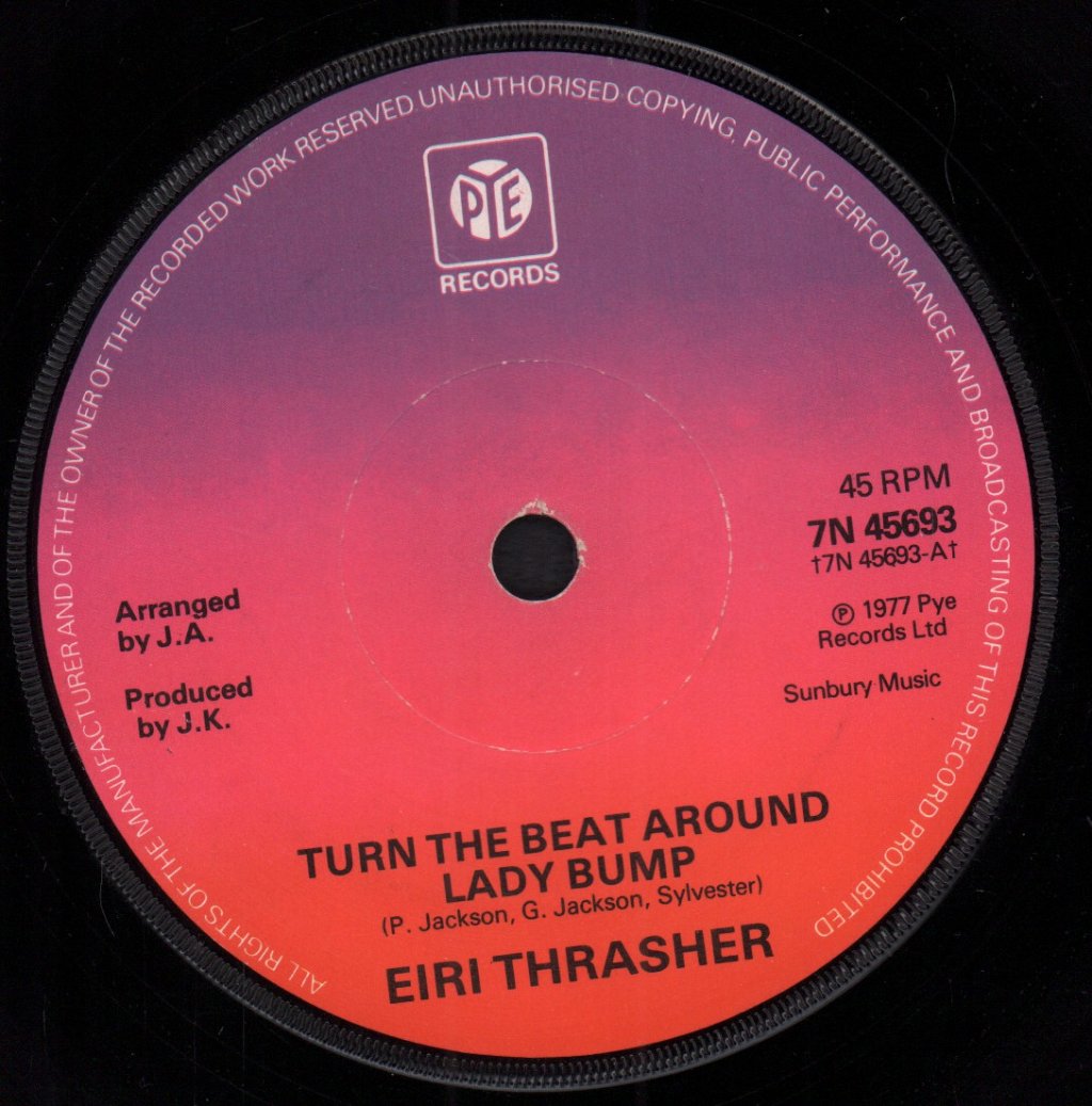 Eiri Thrasher - Turn The Beat Around Lady Bump - 7 Inch