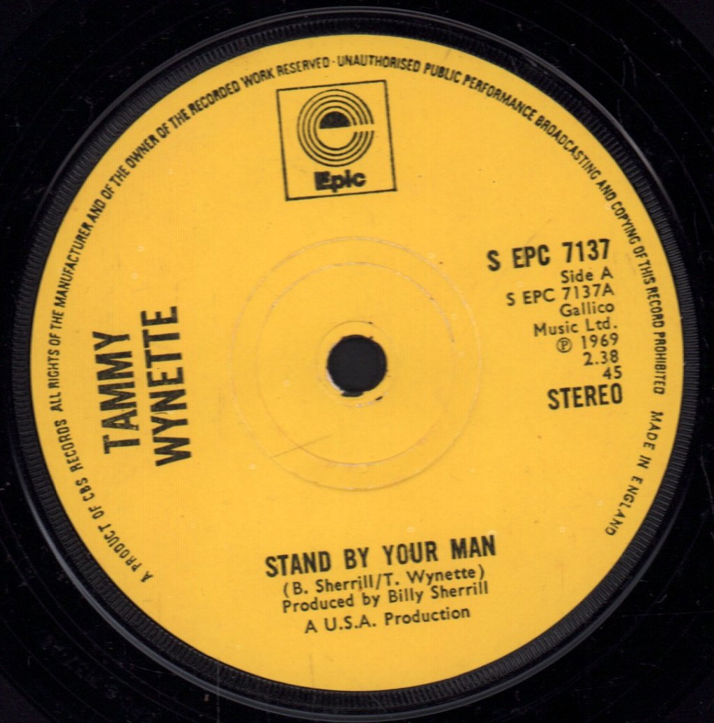 Tammy Wynette - Stand By Your Man - 7 Inch