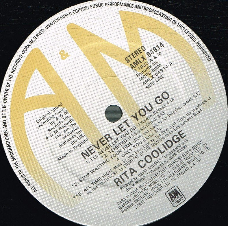 Rita Coolidge - Never Let You Go - Lp