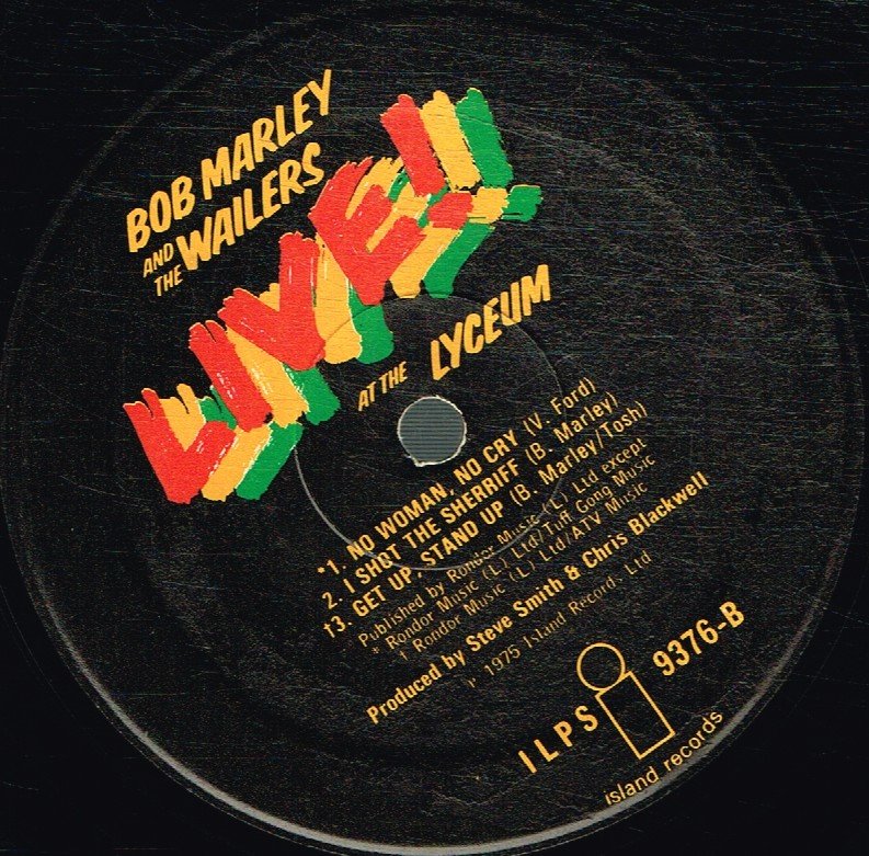 Bob Marley And The Wailers - Live - Lp