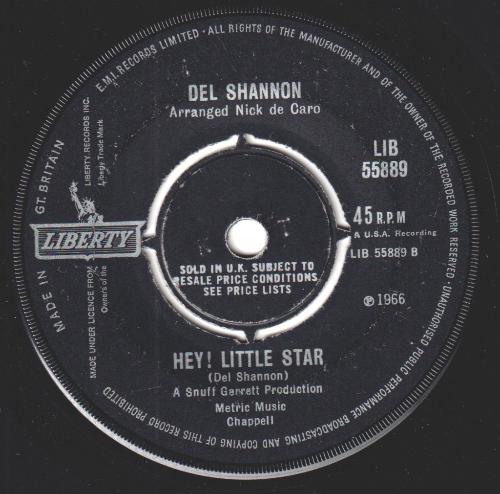 Del Shannon - For A Little While - 7 Inch