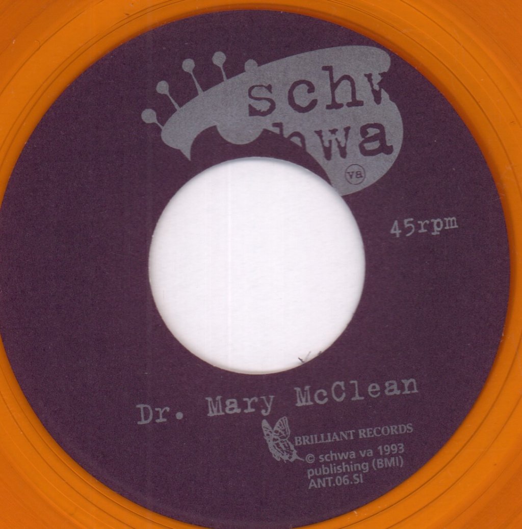 schwa - Dr. Mary McClean - 7 Inch