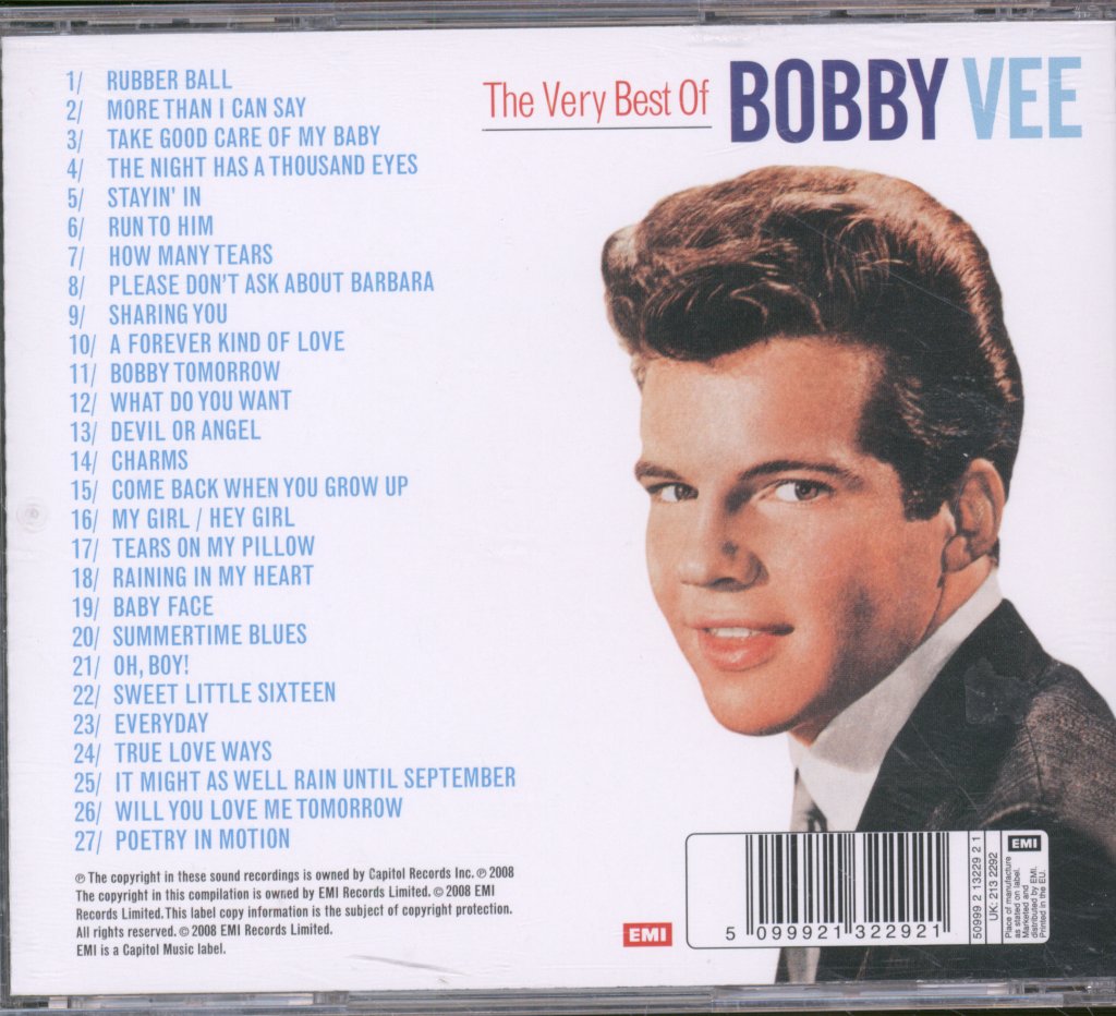 Bobby Vee - Very Best Of Bobby Vee - Cd