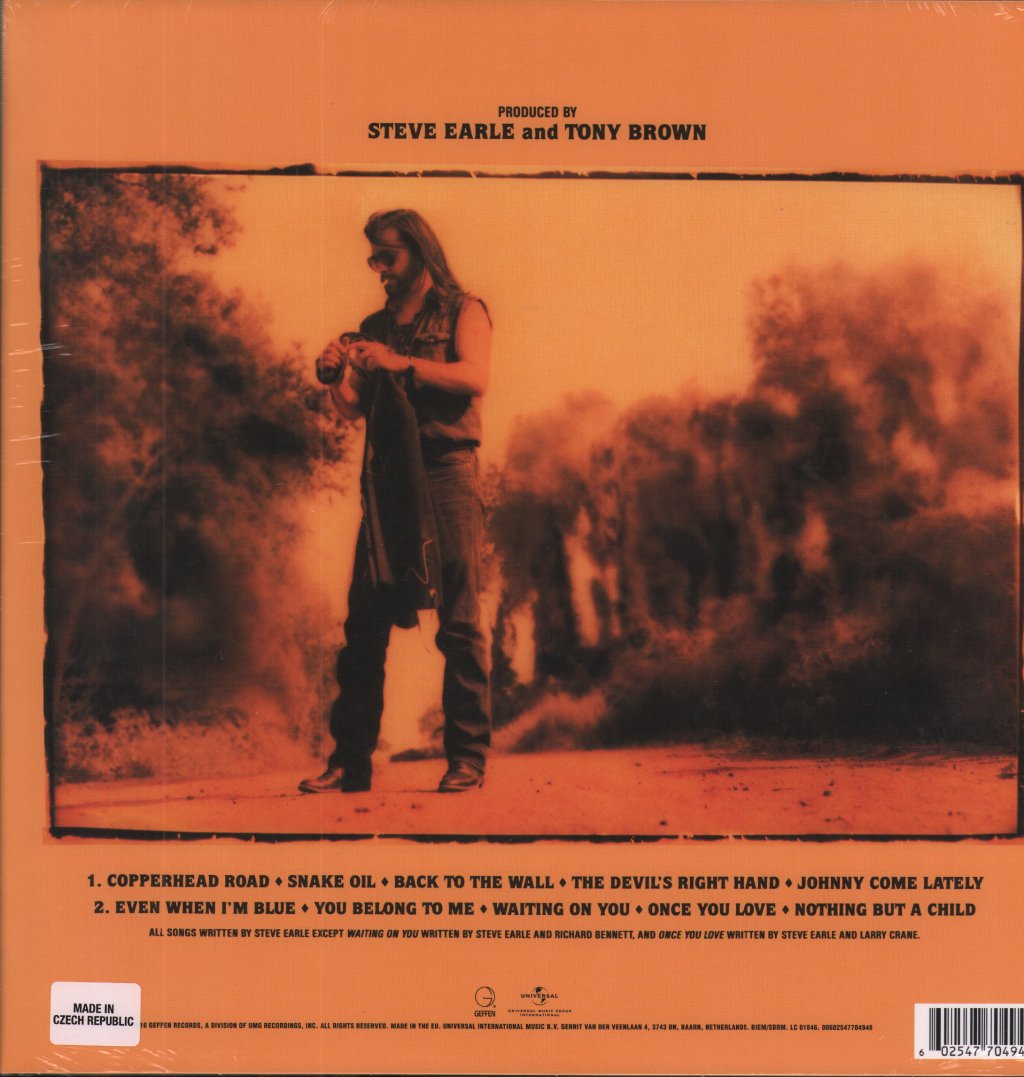 Steve Earle - Copperhead Road - Lp
